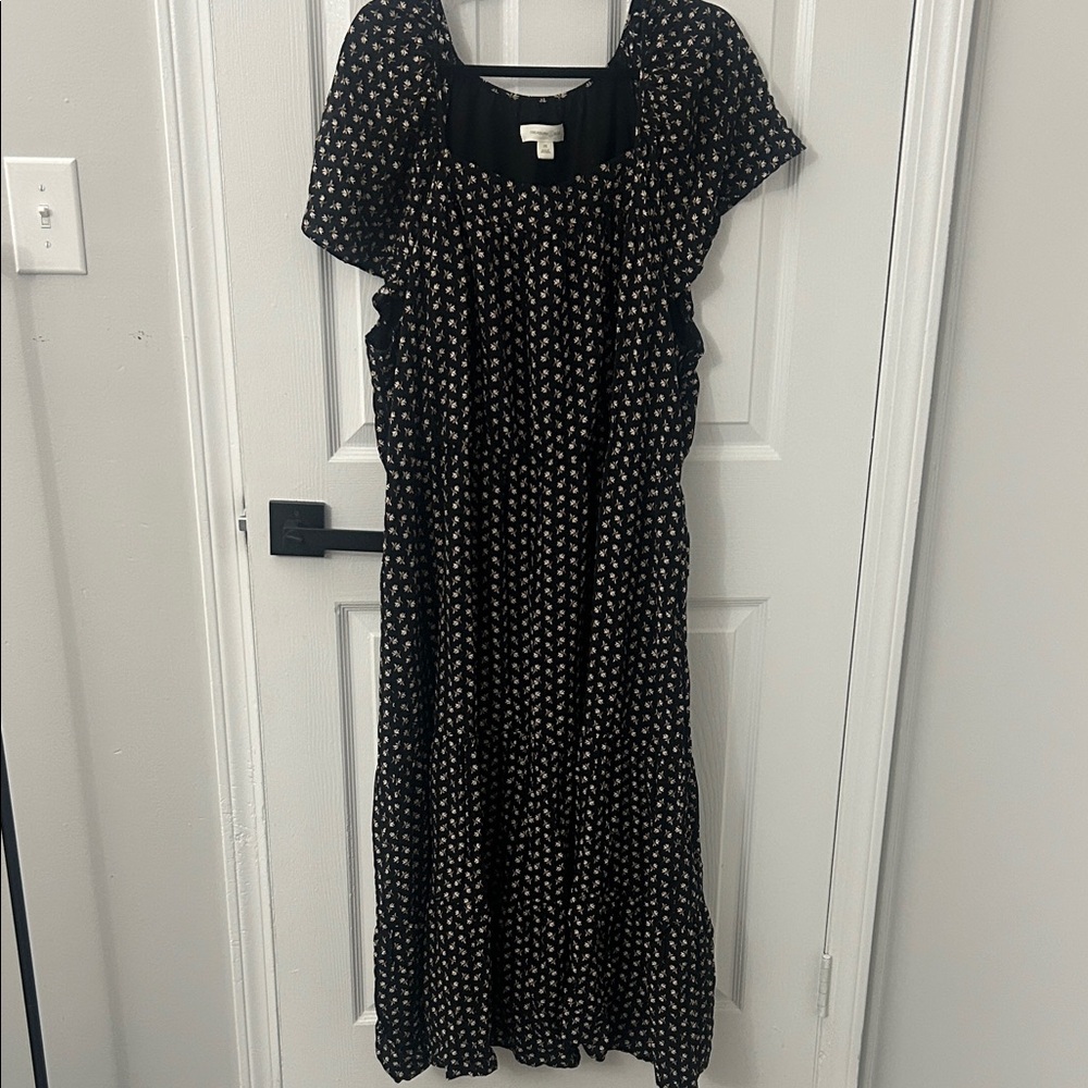 Treasure & Bond Black and White Maxi Dress